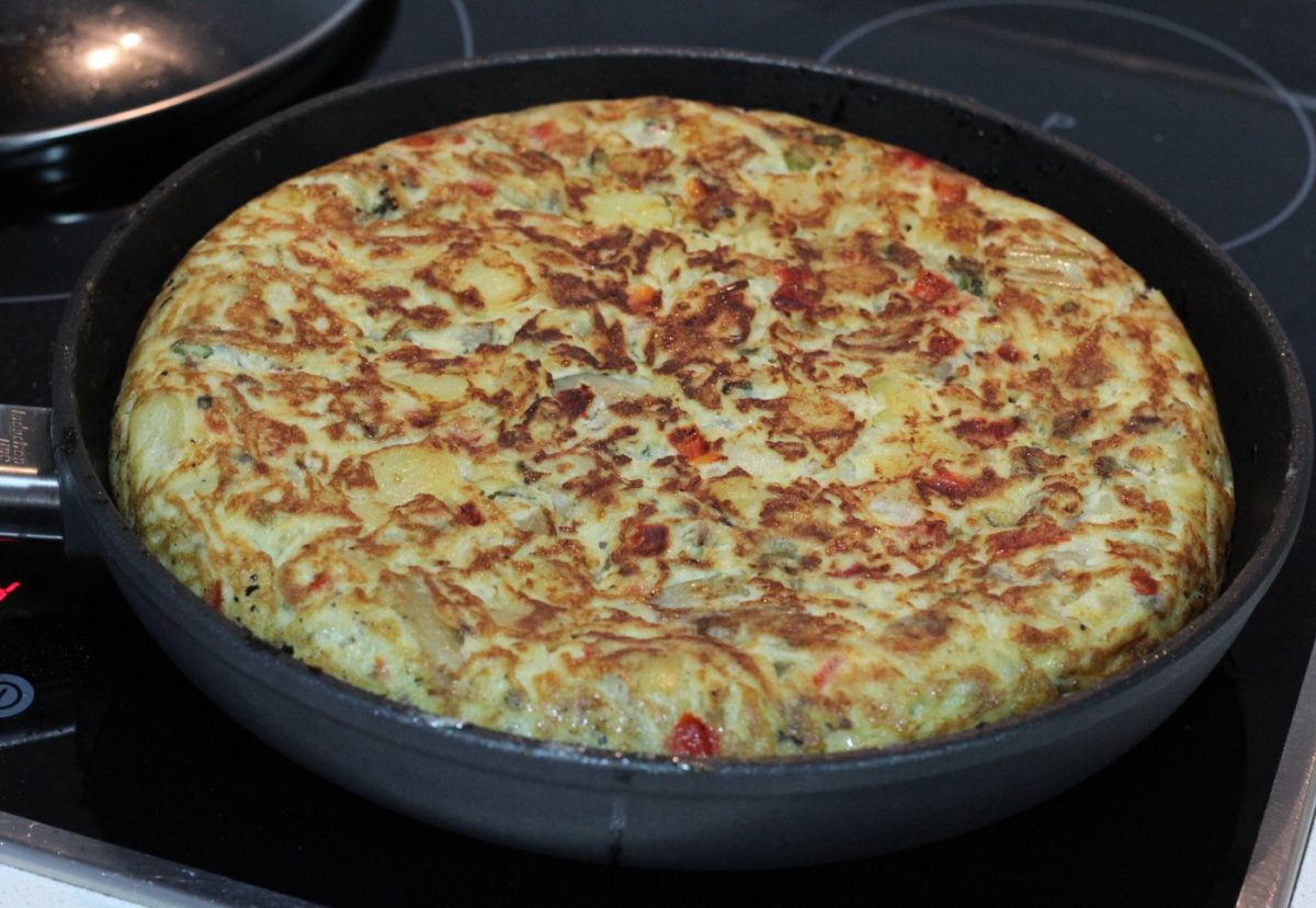 Cómo preparar una tortilla vegetal o con verduras