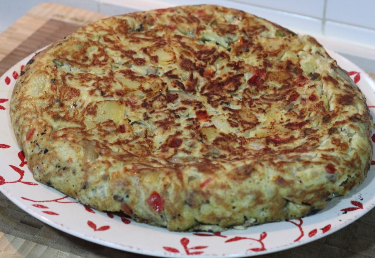 Cómo preparar una tortilla vegetal o con verduras