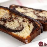 Bizcocho marmolado con chocolate, esponjoso y original