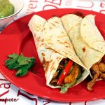 Fajitas mexicanas de pollo. Chicken fajitas