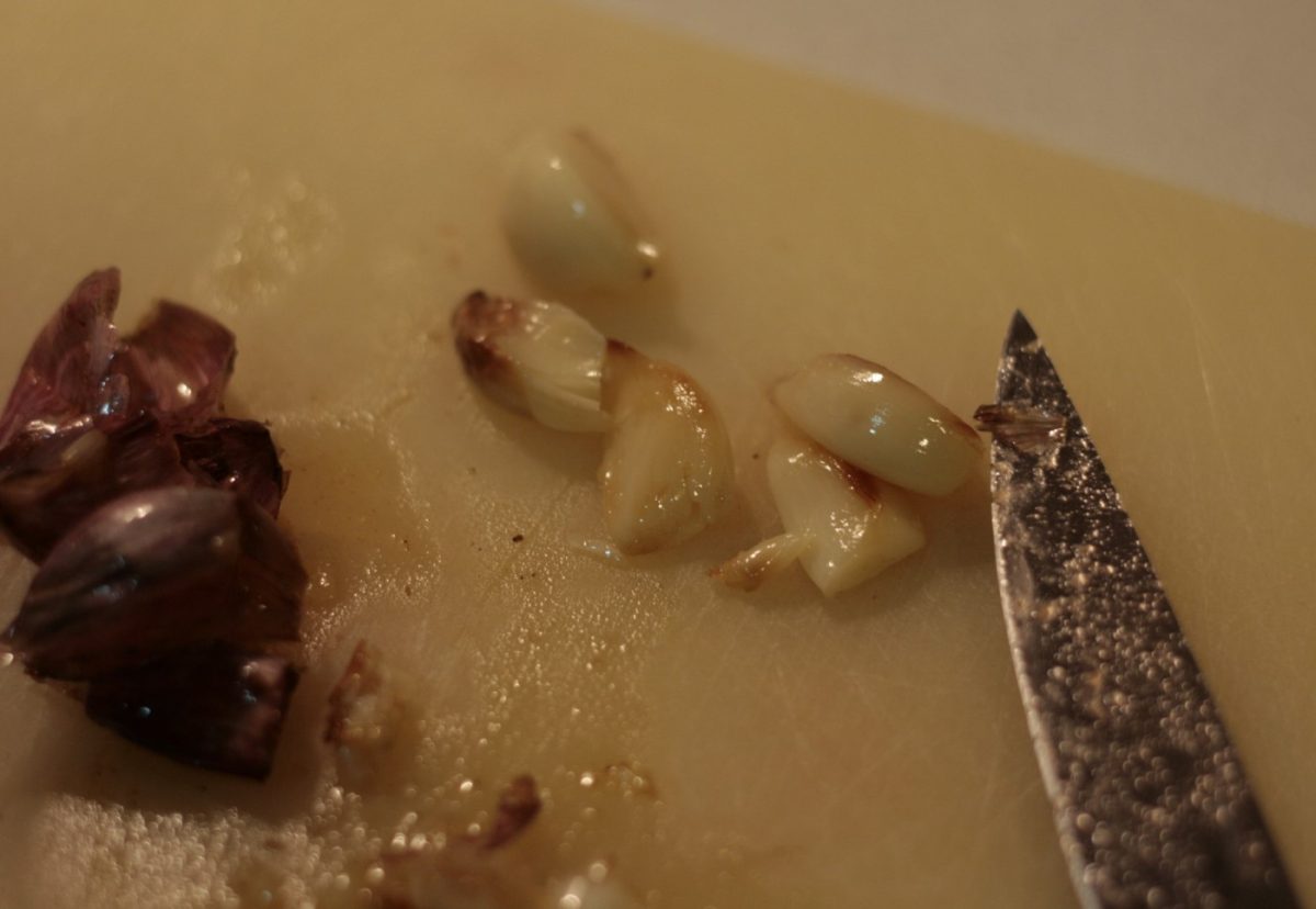 Espaguetis con marlín, atún y gambones. Receta con ahumados