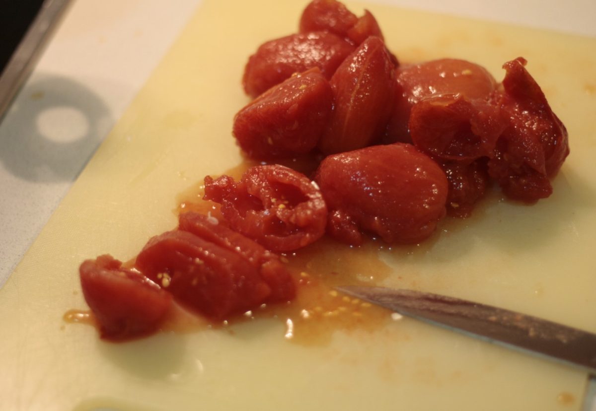 Espaguetis con marlín, atún y gambones. Receta con ahumados