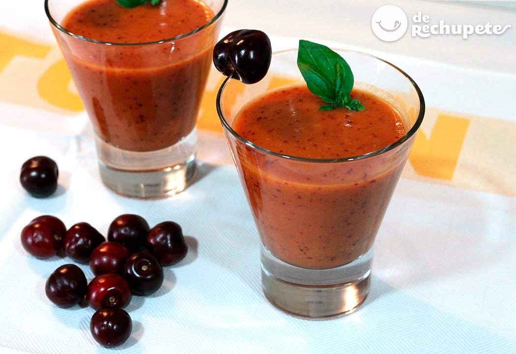 Cómo hacer un gazpacho de cerezas