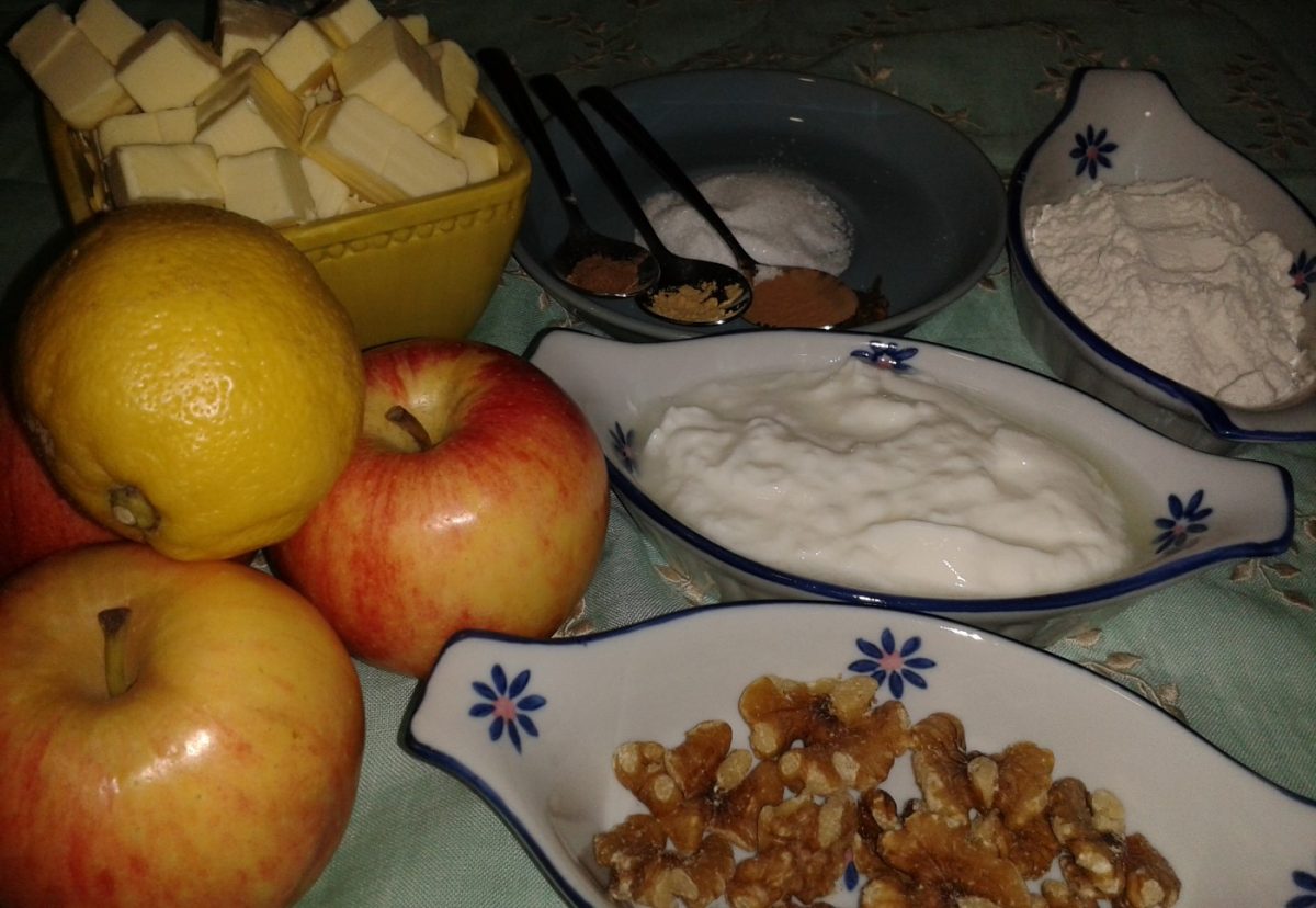 Galletas rellenas de manzana. Milopitakia