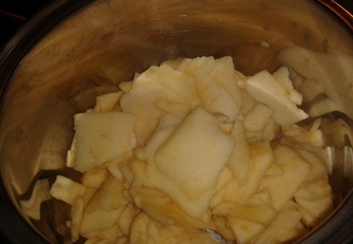 Galletas rellenas de manzana. Milopitakia