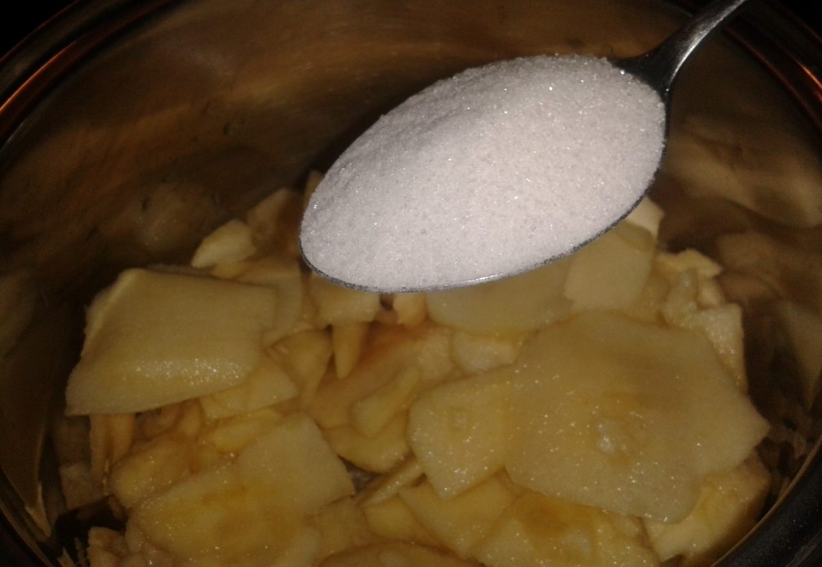 Galletas rellenas de manzana. Milopitakia