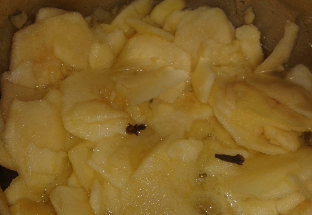Galletas rellenas de manzana. Milopitakia