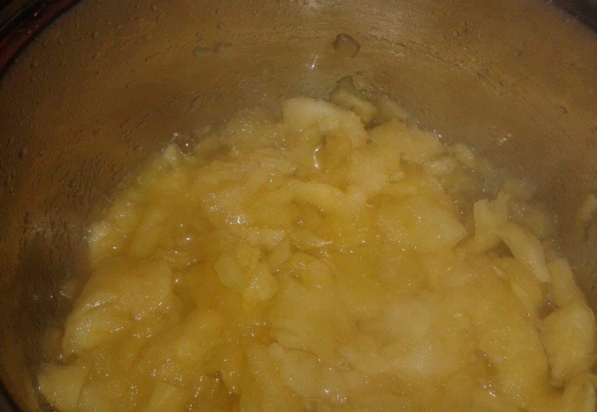 Galletas rellenas de manzana. Milopitakia