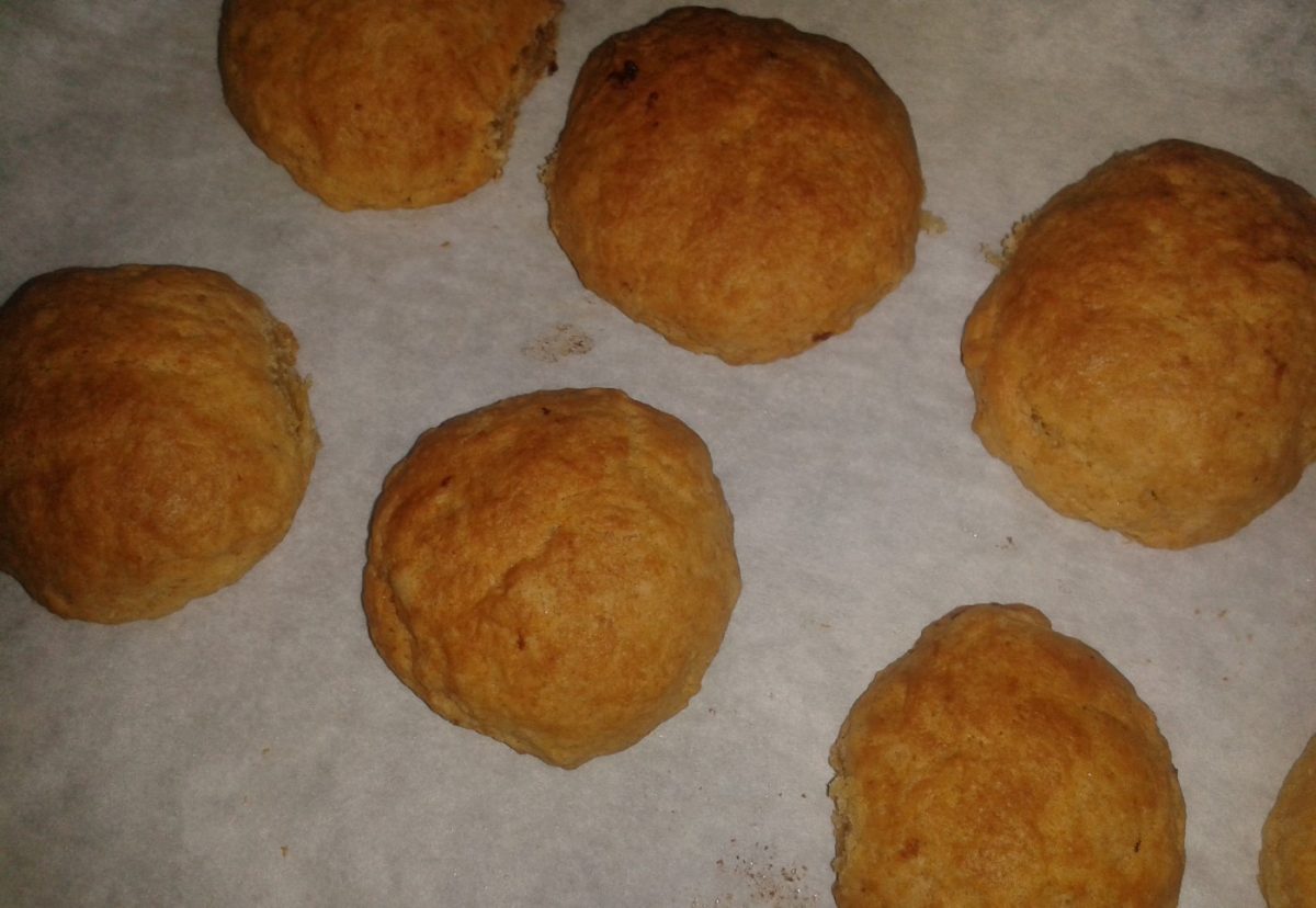 Galletas rellenas de manzana. Milopitakia