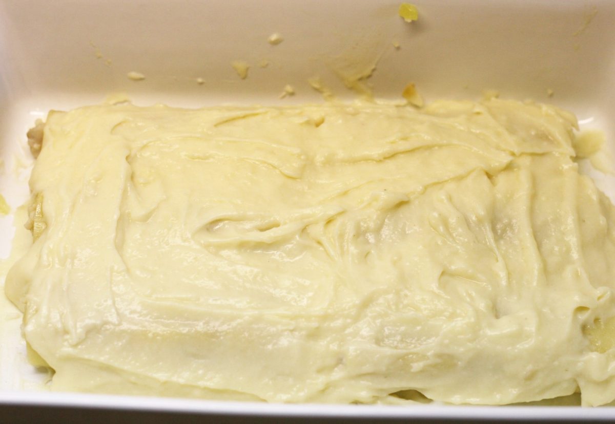 Canelones de pescado