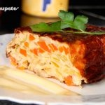 Pastel de verduras casero al horno. Receta fácil paso a paso