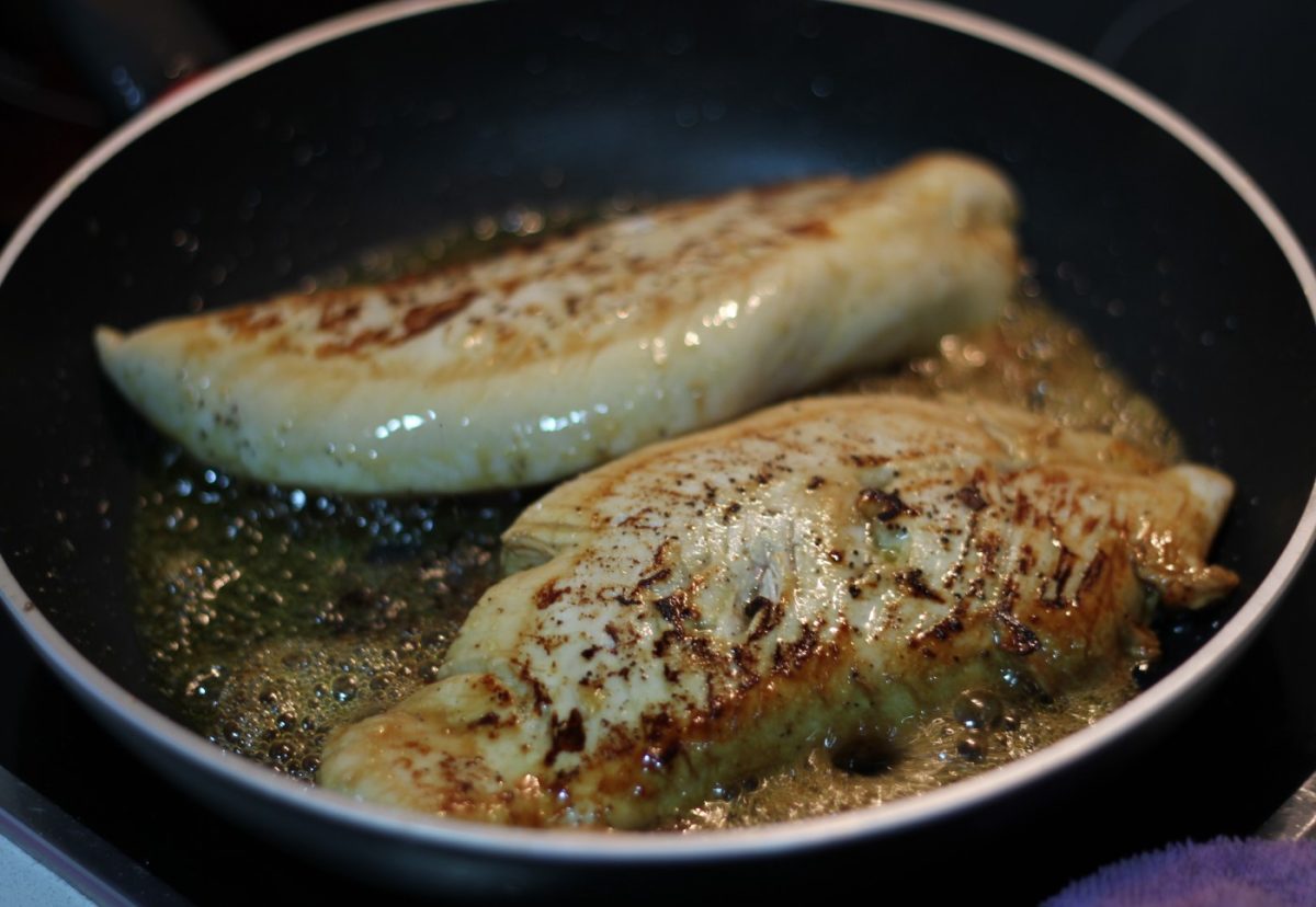 Solomillo de pavo en salsa de soja y piña