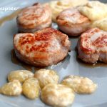 Solomillo de cerdo con salsa de uvas