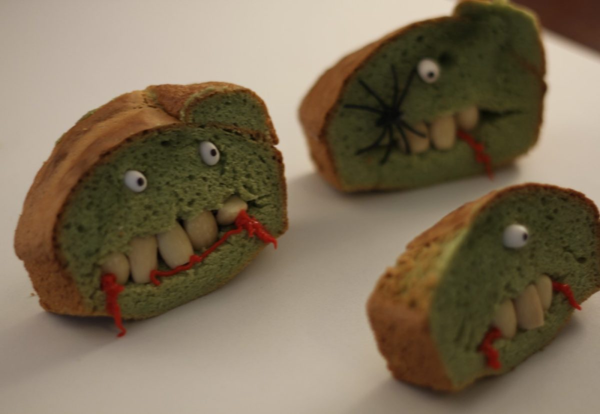 Bizcocho Frankenstein. Receta de Halloween