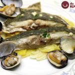 Rodaballo con almejas