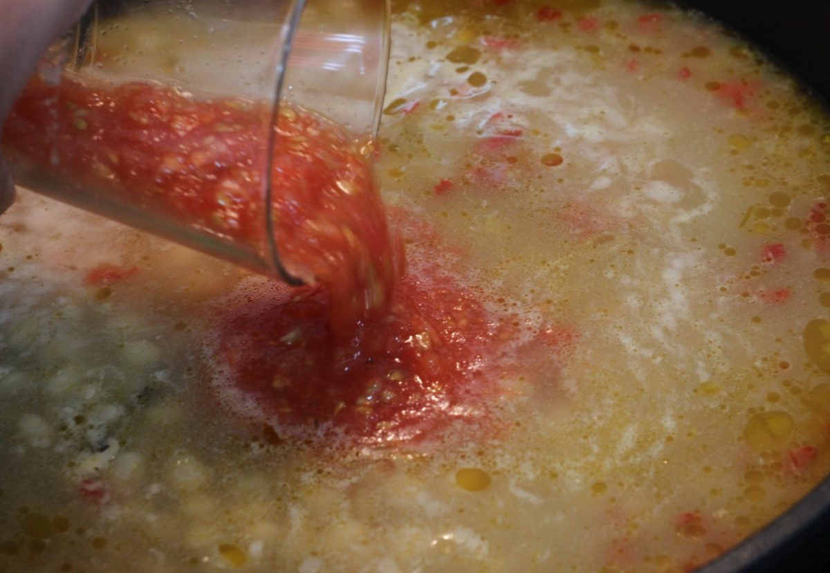 Fabes con bacalao y almejas