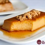 Flan de turrón. Postre para triunfar esta Navidad