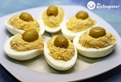 Receta de huevos rellenos