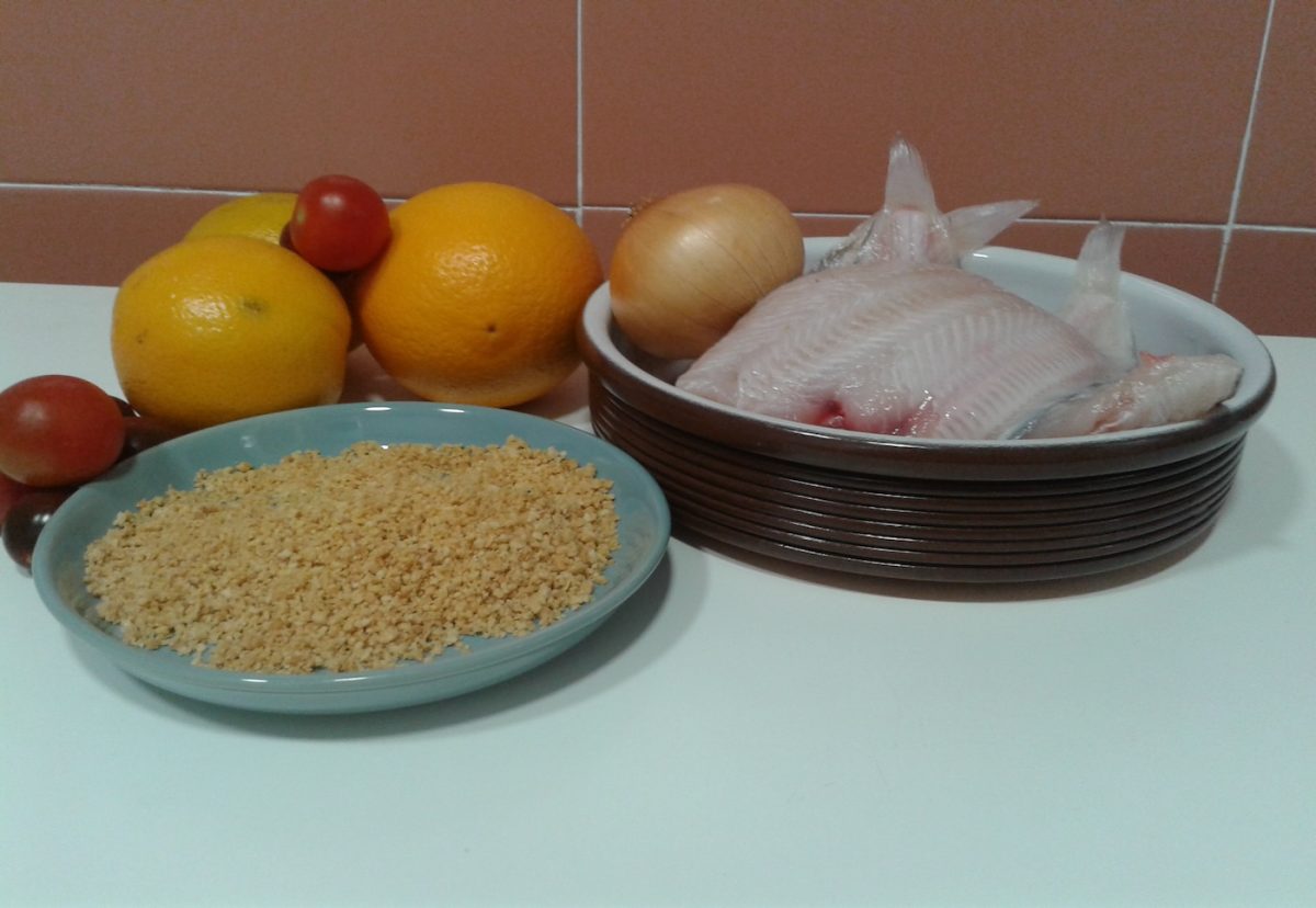 Lenguado a la naranja