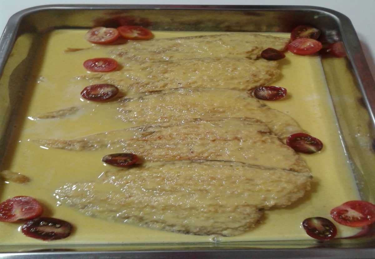 Lenguado a la naranja