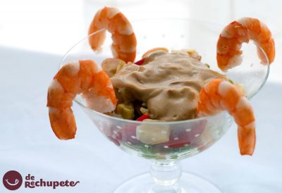Cóctel de gambas