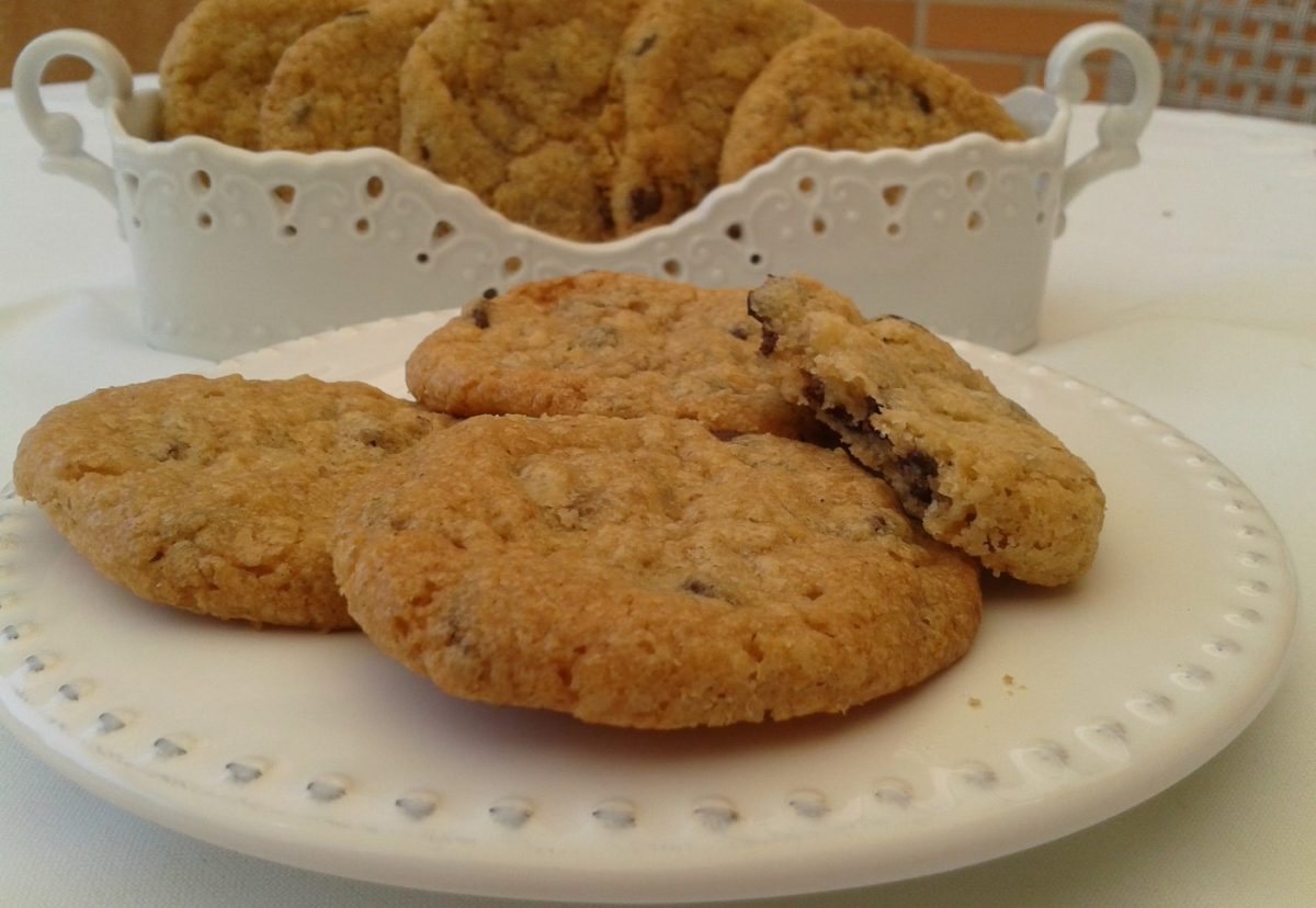 Galletas o cookies de chocolate