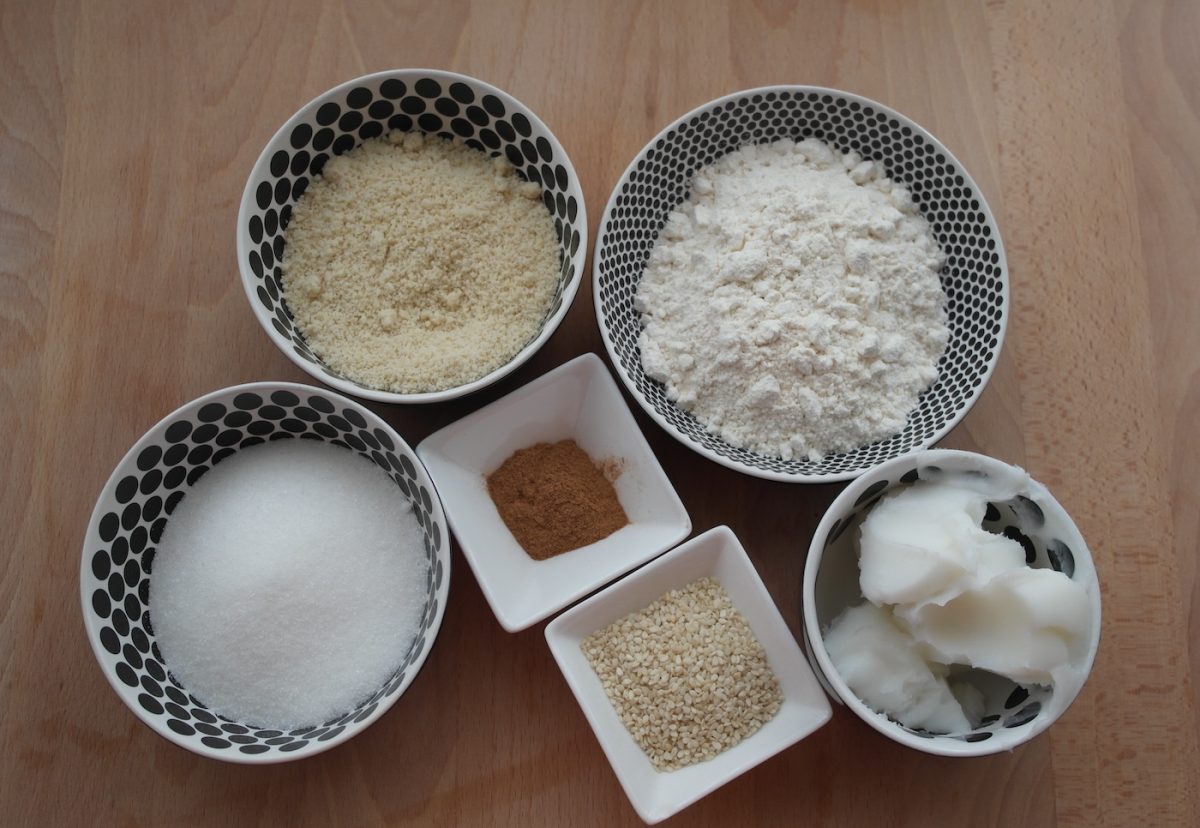 Polvorones de almendra sin horno
