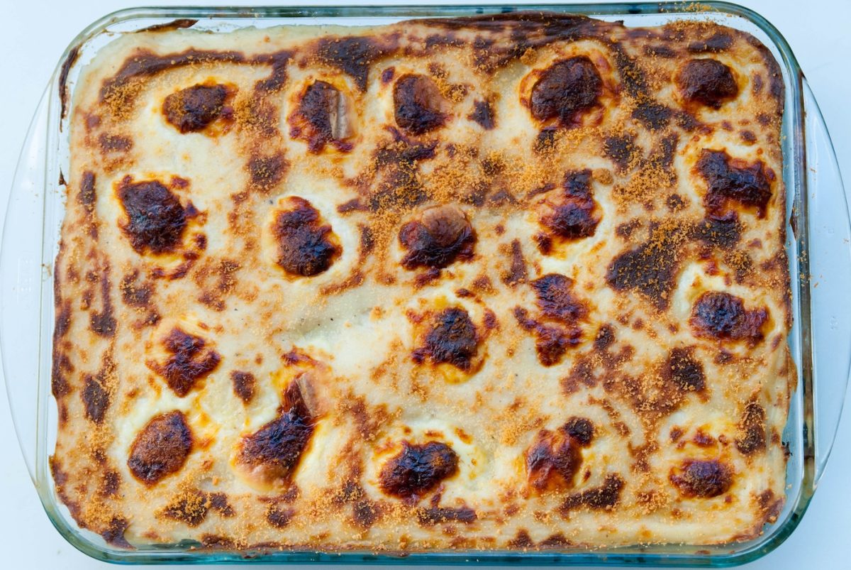 Lasaña de espinacas y pollo, deliciosa y ligera
