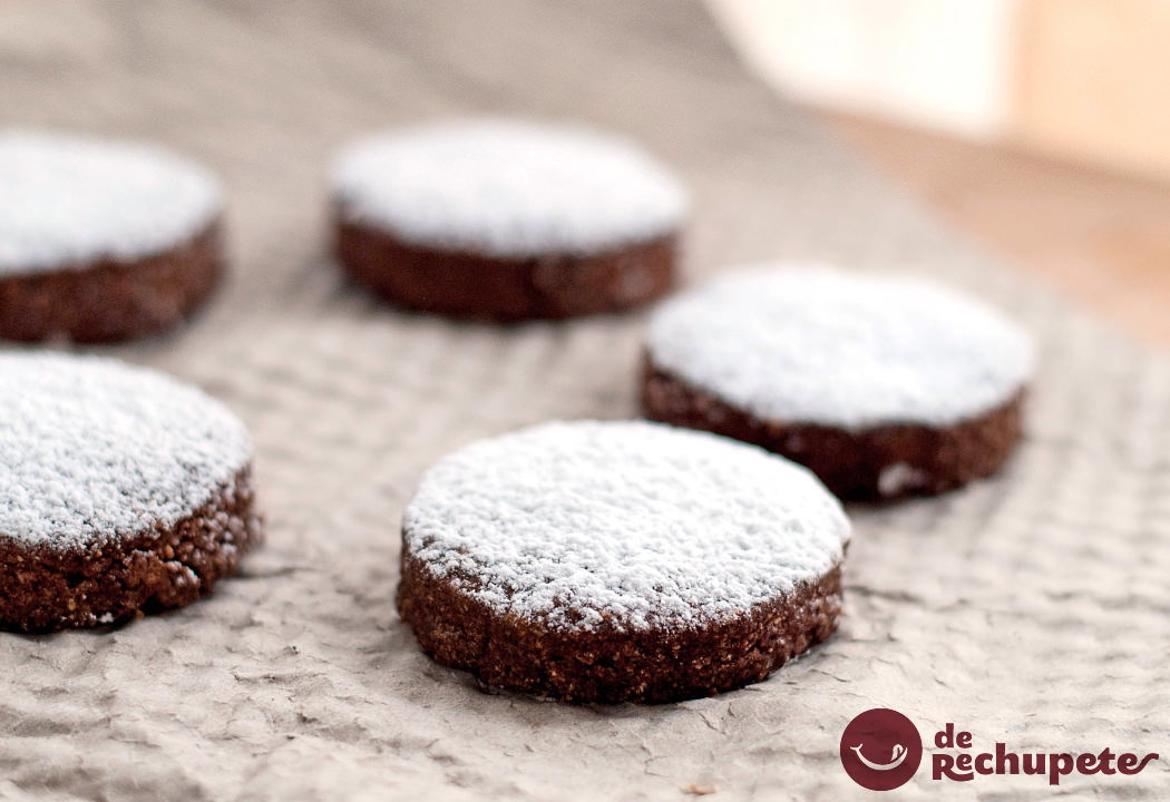 Polvorones de chocolate. Receta navideña para los más chocolateros
