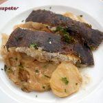 Rodaballo a la sidra. Fácil, sano y rápido