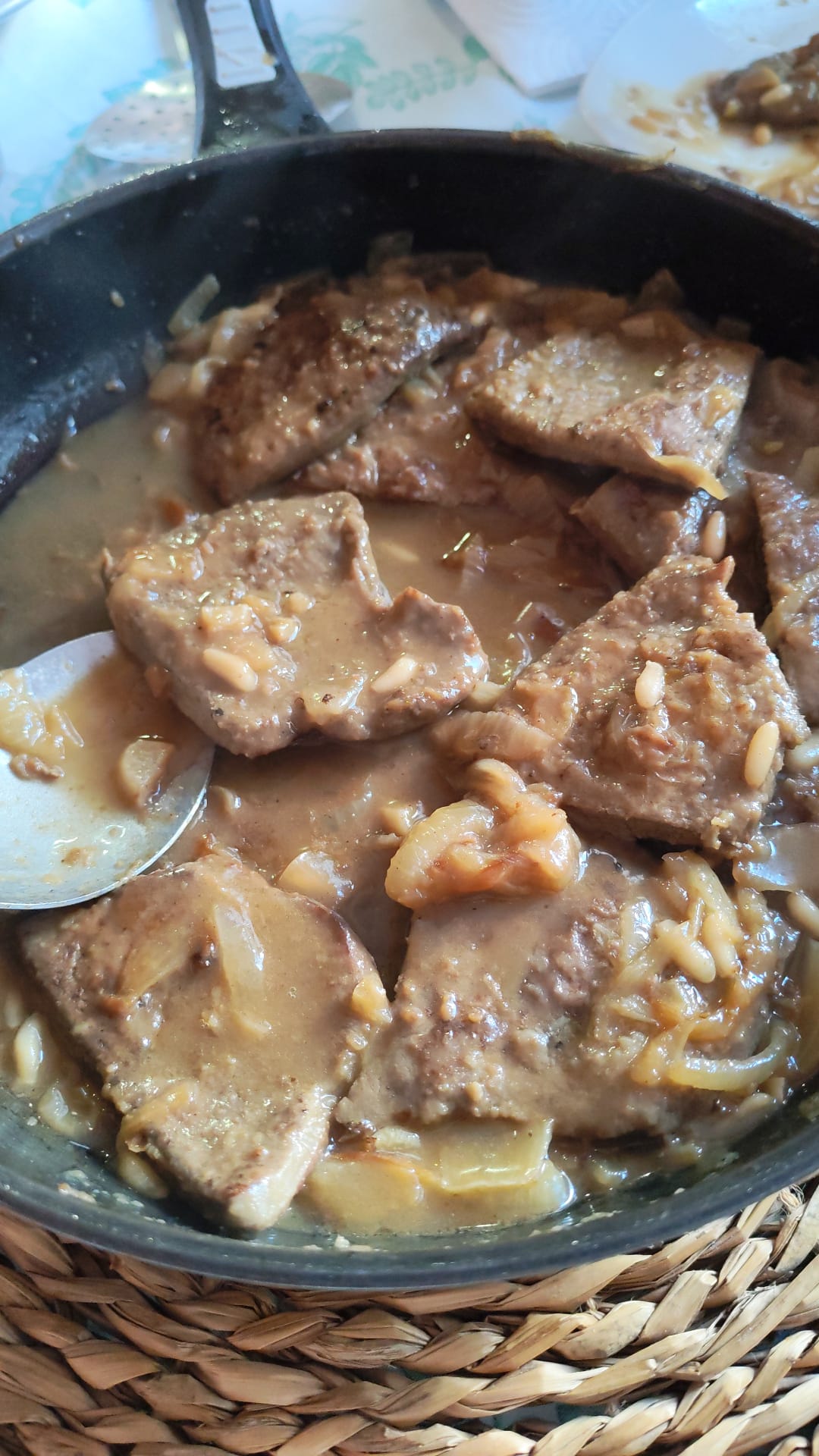 Hígado encebollado paso a paso
