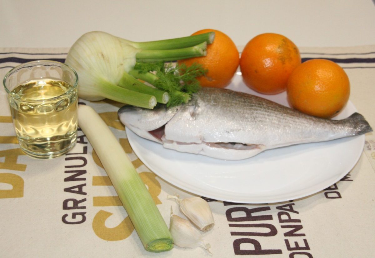 Dorada a la naranja