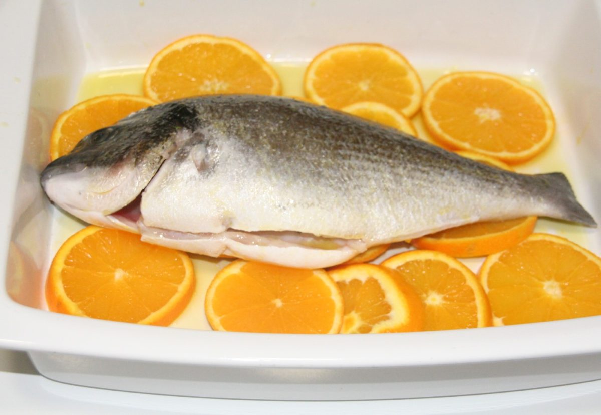 Dorada a la naranja