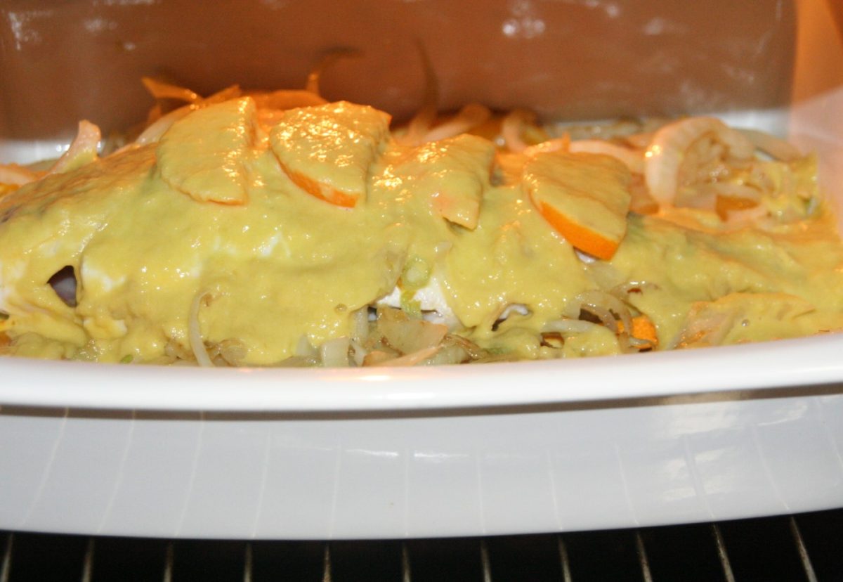 Dorada a la naranja