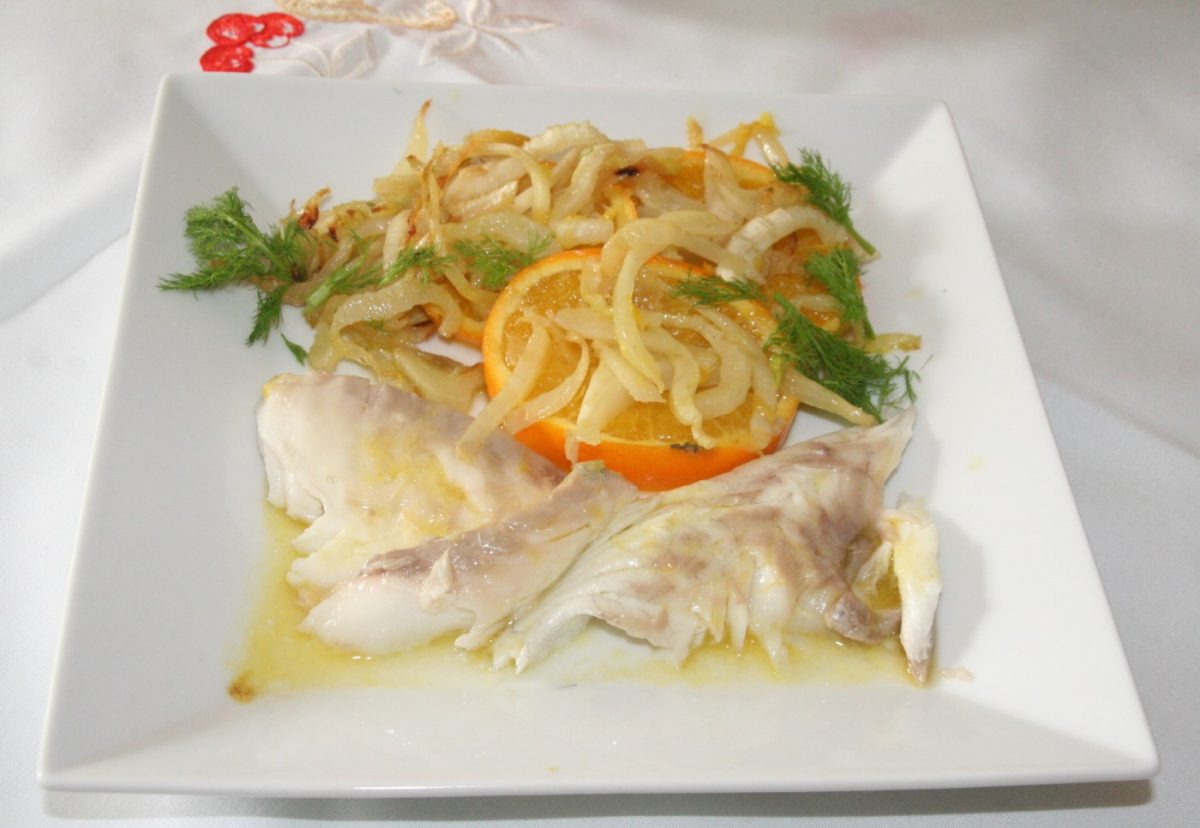Dorada a la naranja