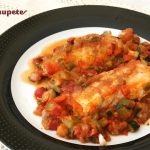 Bacalao con pisto de verduras