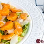 Ensalada de bacalao y mandarinas