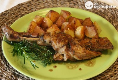 Paletilla de cordero al horno