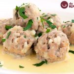Youvarlakia avgolemono. Albóndigas griegas