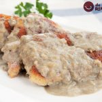 Escalopines al cabrales. Receta asturiana