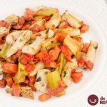 Cómo hacer sepia a la plancha con verduras