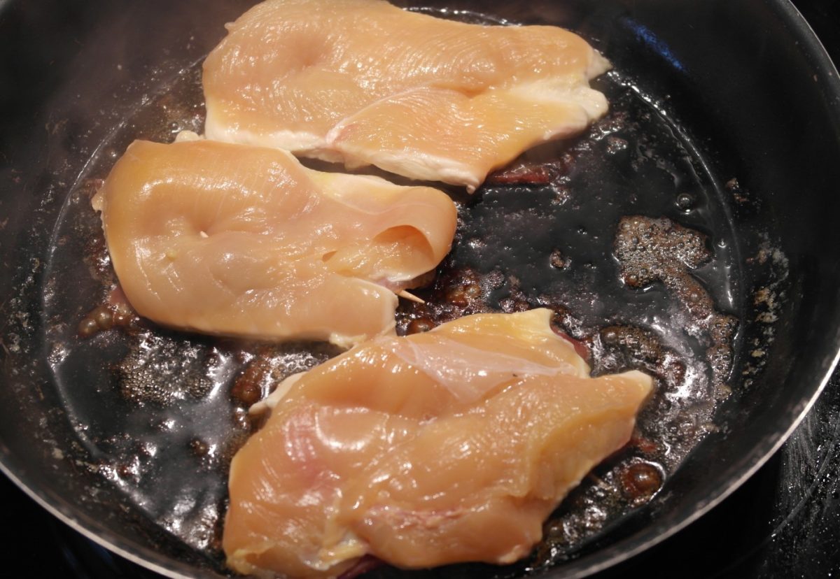 Saltimbocca de pollo. Receta italiana