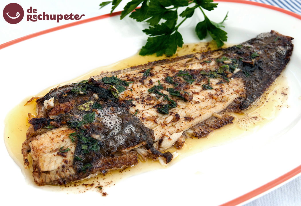 Lenguado a la meunière o Menier. Receta de pescado fina y delicada