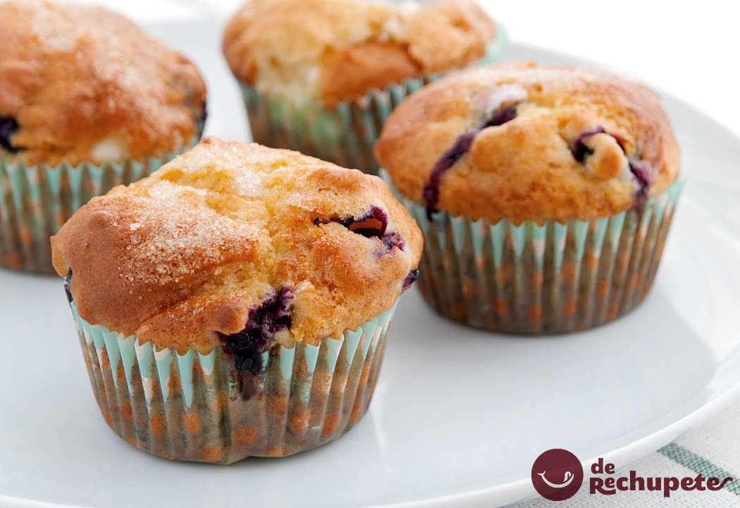 Muffins de arándanos
