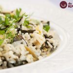 Spanakorizo o Arroz con espinacas. Receta griega
