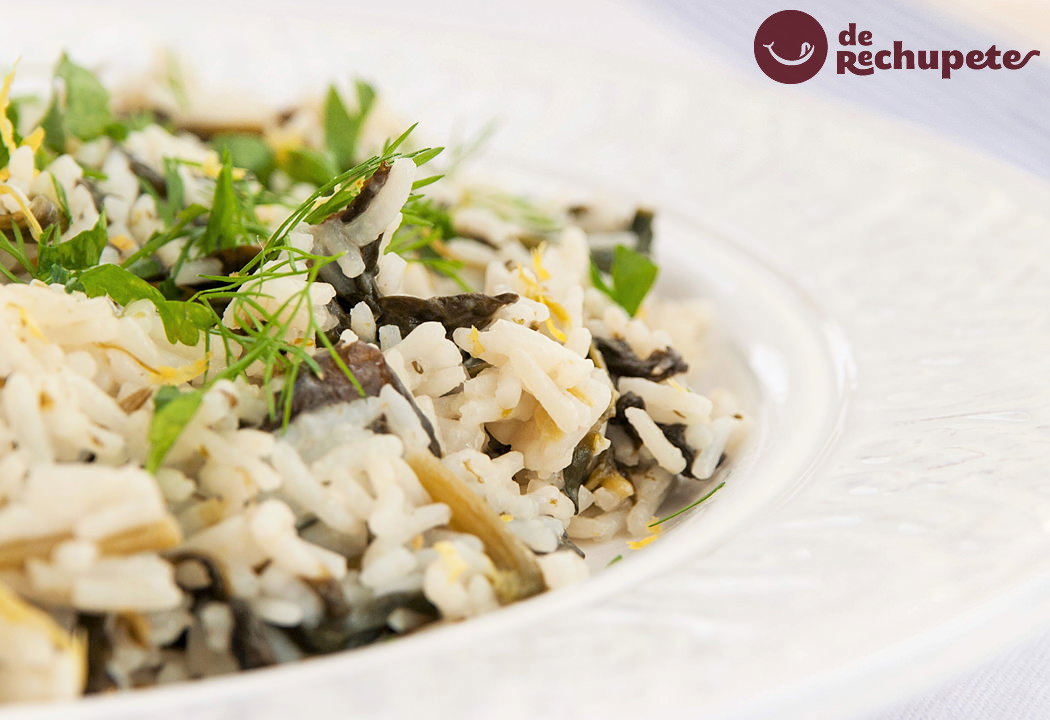 Spanakorizo o Arroz con espinacas. Receta griega