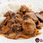 Albóndigas con sepia o mandonguilles amb sipia