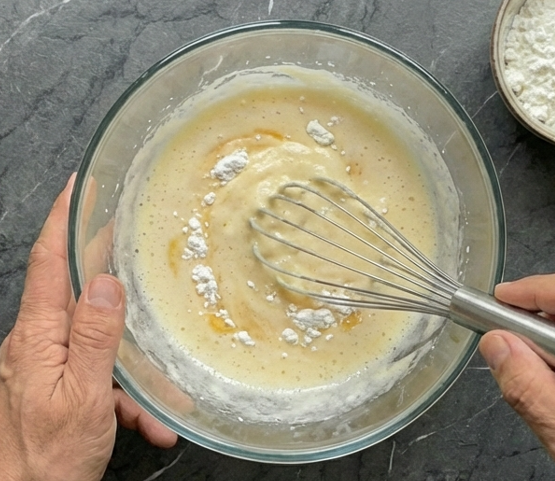 Milhojas de filloas caramelizadas con crema catalana
