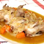 Codornices guisadas al vino blanco. Receta al estilo del abuelo Jesús