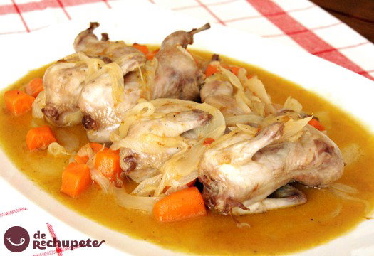 Codornices guisadas